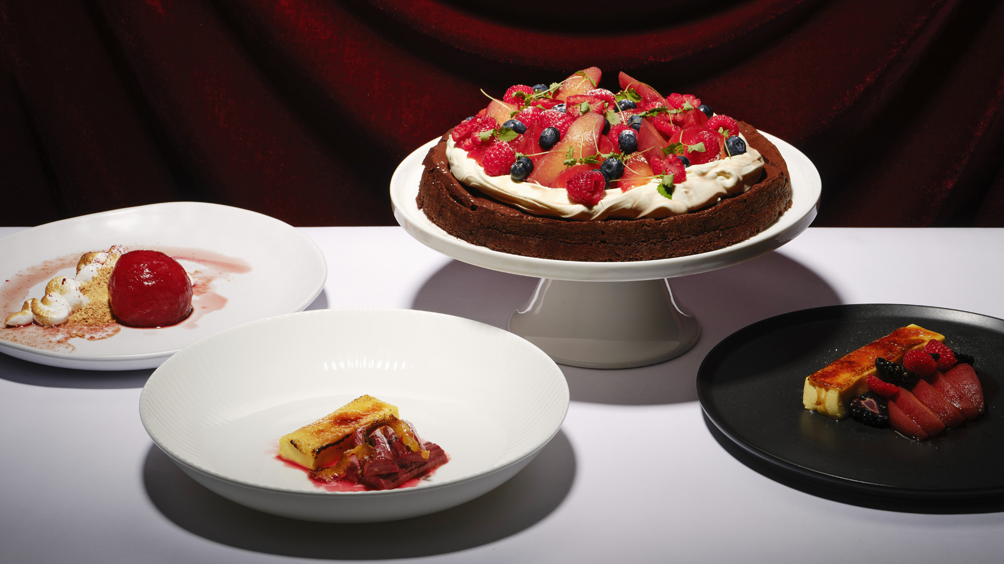 Dessert display by The Blonde Butler